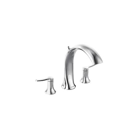 Moen Chrome Two-Handle Roman Tub Faucet TS21703